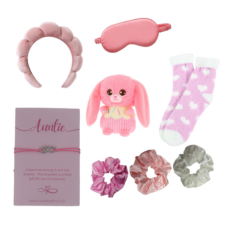 Auntie Pink Infinity Heart Treat Box - Fragrance & Sweet Treats
