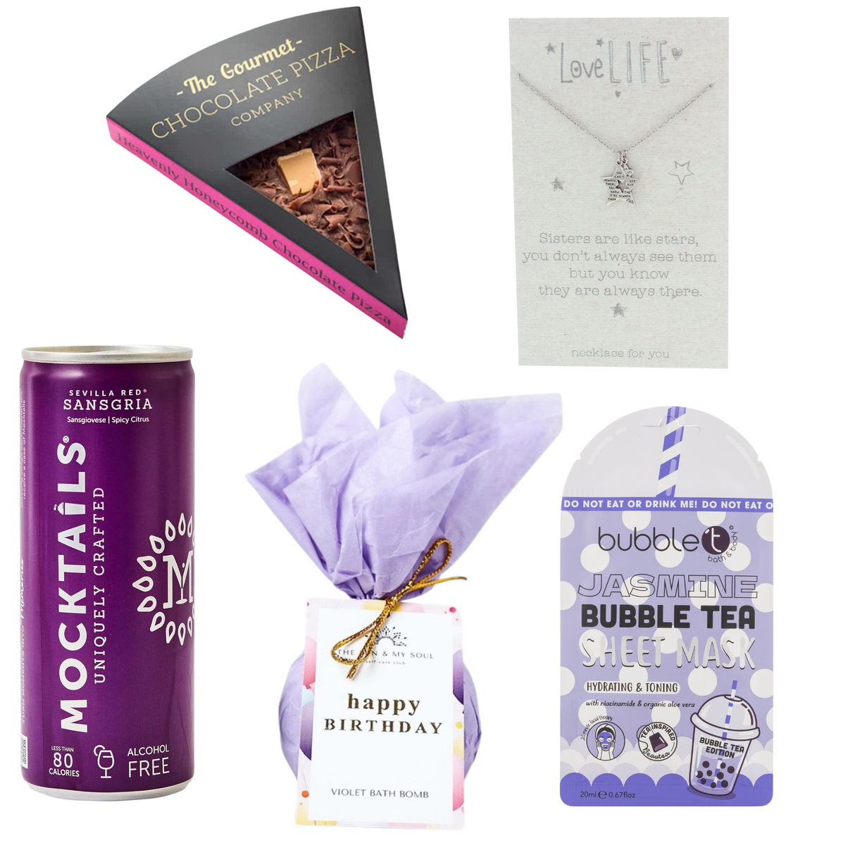 Sister - Women's Girl's Purple Birthday Gift Treat Box