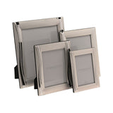 Impressions Satin Finish Silver Plated Wavy Photo Frame - Various Sizes