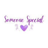 Heart & Flowers Design Mugs - Purple