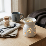 White Ceramic Wax Burner - Various Designs