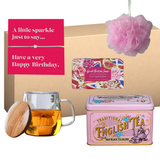 Happy Birthday Mug & Tea Pink Gift Treat Box