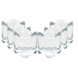 Woodside Home Living Clear Glass Tea Light Candle Holders - Various Sets