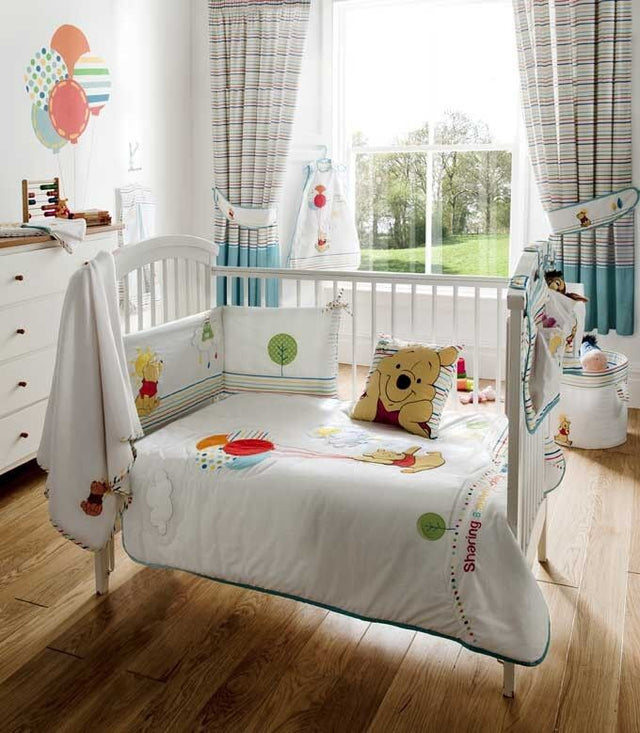 Disney Winnie the Pooh Pooh's Sunny Day Baby Bedroom Bedding Collection