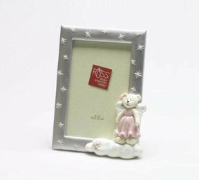 Russ Berrie Tilly Bear Pink Fairy Photo Picture Frame 4x6"
