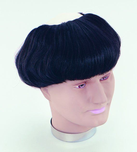 Monk Style Wig With Brown Hair