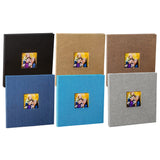 Woodside Home Living Linen Cover Photo Album Scrapbook - Various Colours