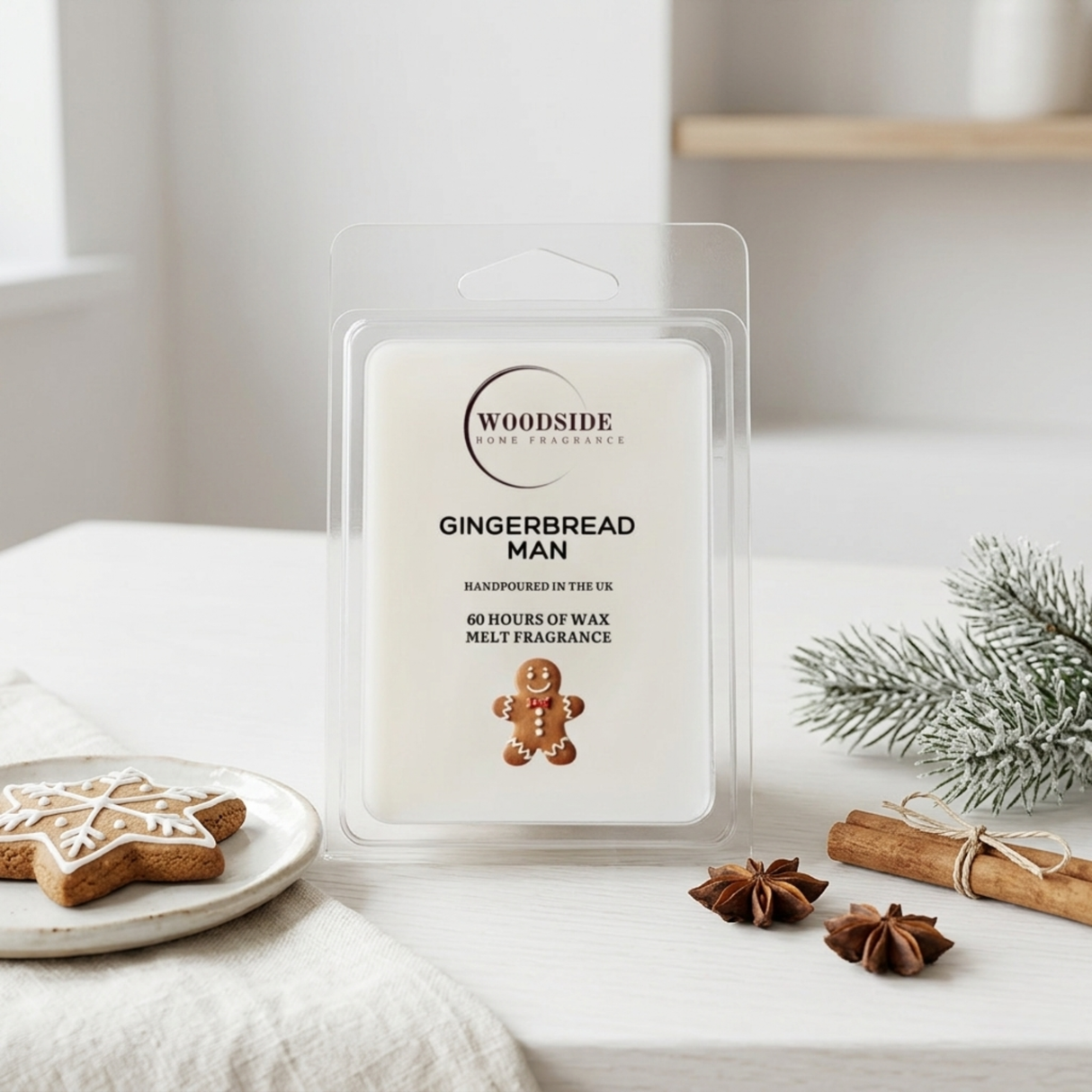 Woodside Home Fragrance Wax Melts - Gingerbread Man