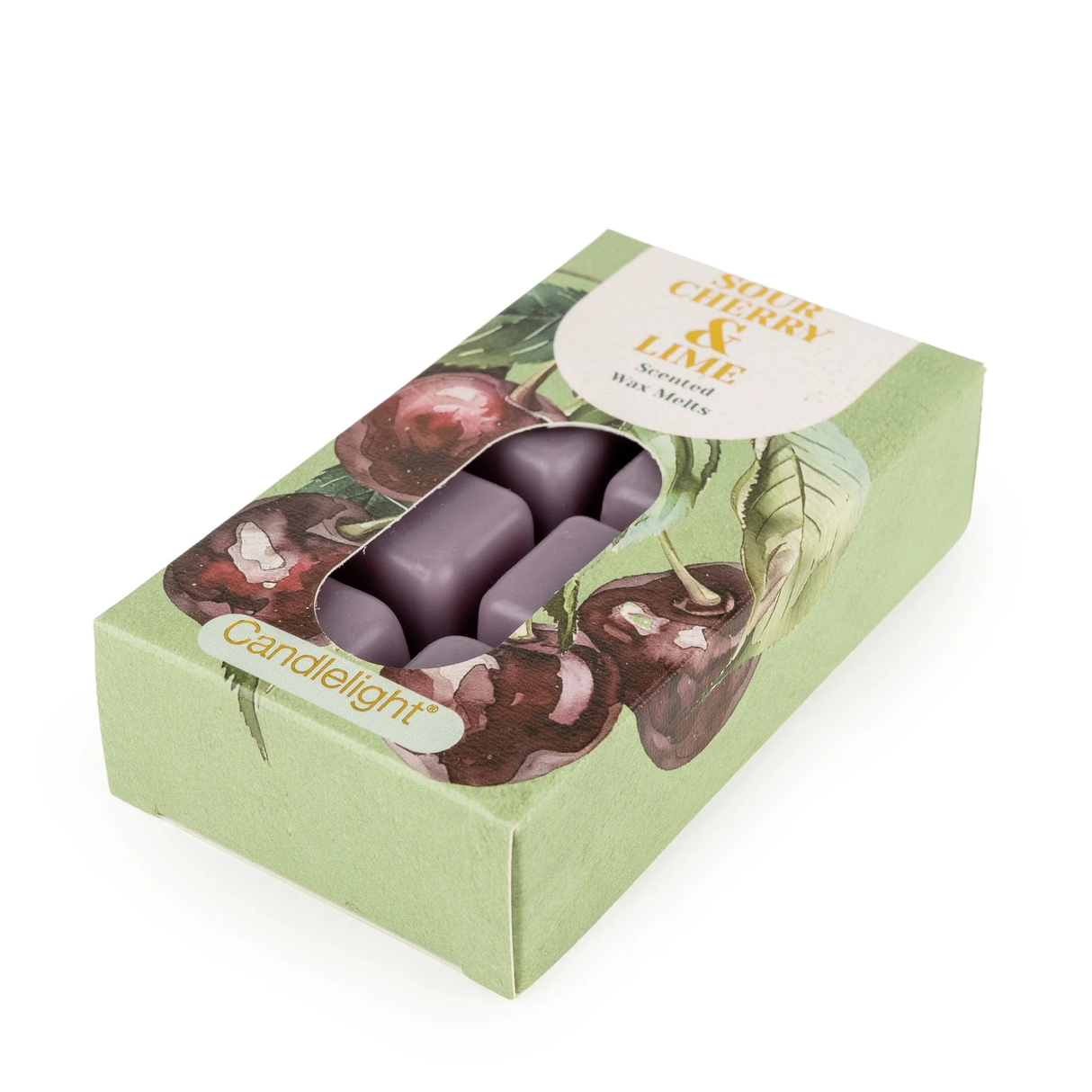 Candlelight 8 pack wax melts - Sour Cherry & Limre