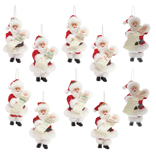 Possible Dreams Santa Hanging Ornament - Various Designs