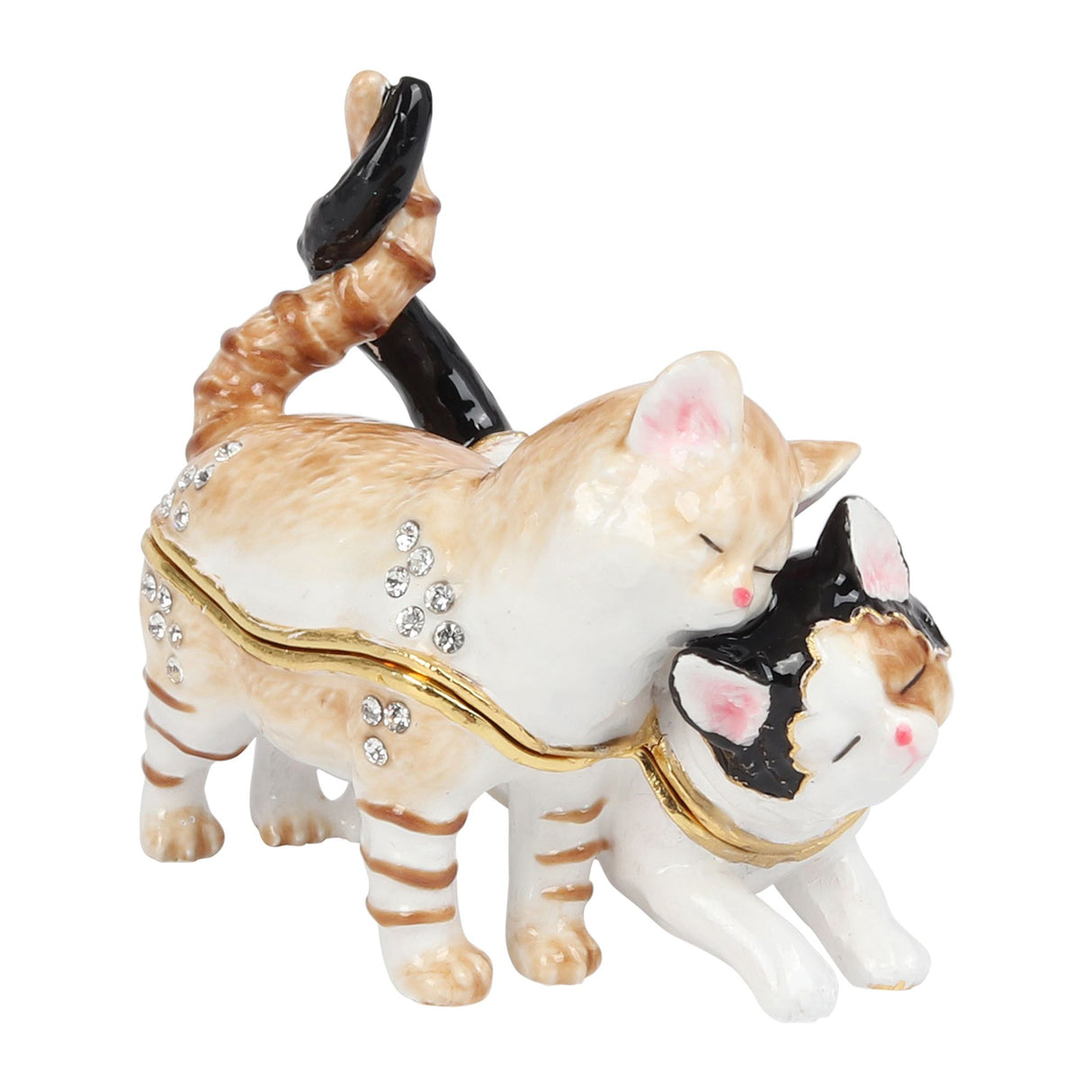 Two Cats with Twisted Tails