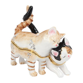 Two Cats with Twisted Tails
