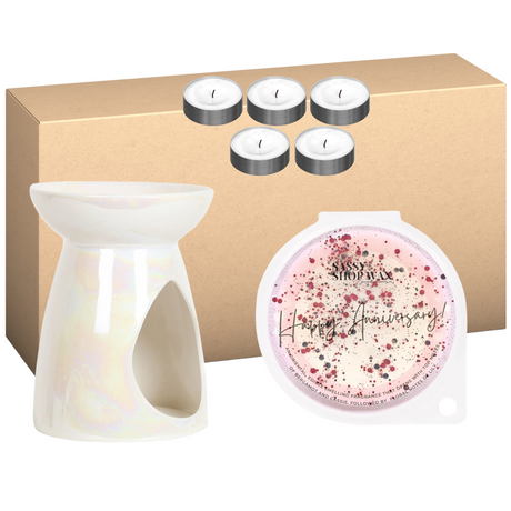 Happy Anniversary Home Fragrance Burner & Melt Gift Set Box