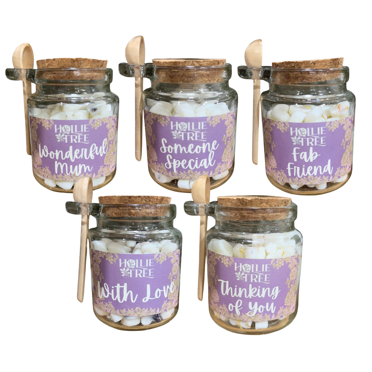 Hollie Tree Melting Pot Wax Melts Sentiment Collection