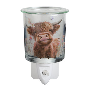 Aroma Plug In Wax Melter - Highland Cow Design