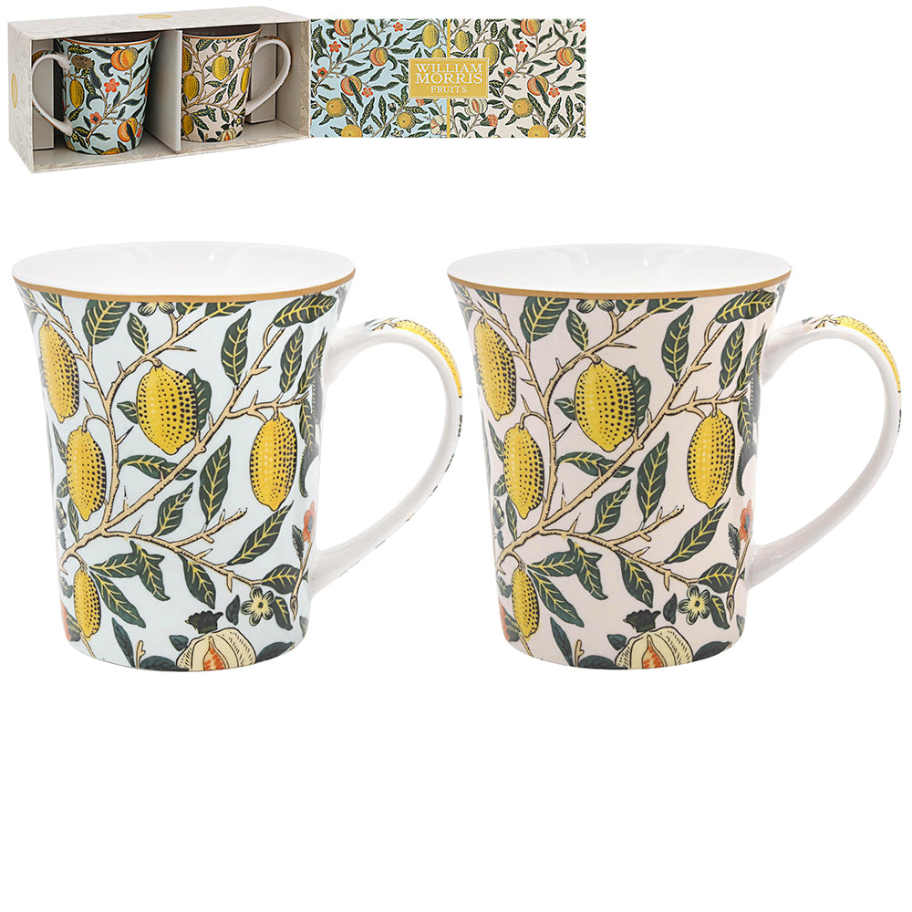William Morris 2 Mugs Gift Set - Fruits