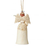 Heartwood Creek Hanging Ornament - White Woodland Nativity Angel