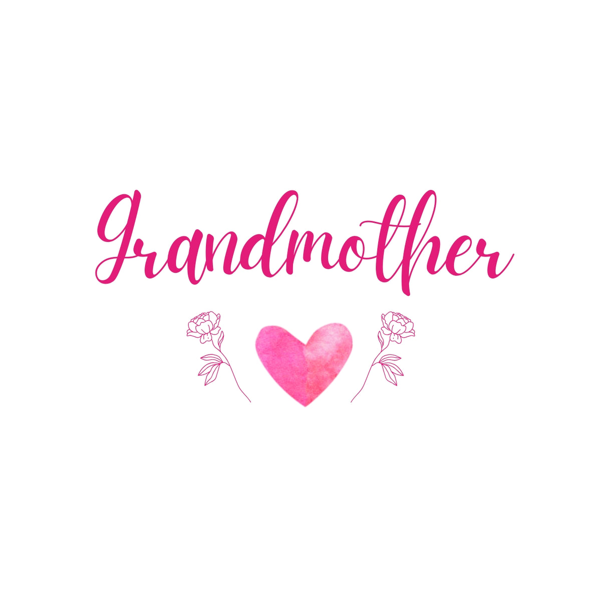 Heart & Flowers Design Mugs - Pink