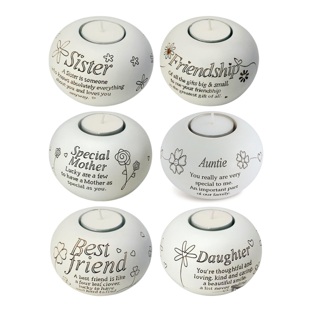 Said with Sentiment Candle Holder - Various Designs