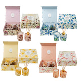 Candlelight Fresh Flowers Collection Candle & Reed Diffuser Gift Set - Various Fragrances