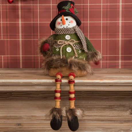 Christmas Decoration - Shelf Sitting Santa or Snowman