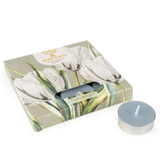 Candlelight spring summer collection tea light candles pack of 9 - White Tulip & Bergamot