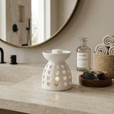 White Ceramic Wax Burner - Various Designs