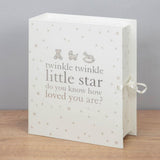 Bambino Little Stars Baby Keepsake Box - Twinkle Twinkle