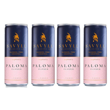 Savyll Alcohol Free Cocktail - Paloma Drink (4 Pack)