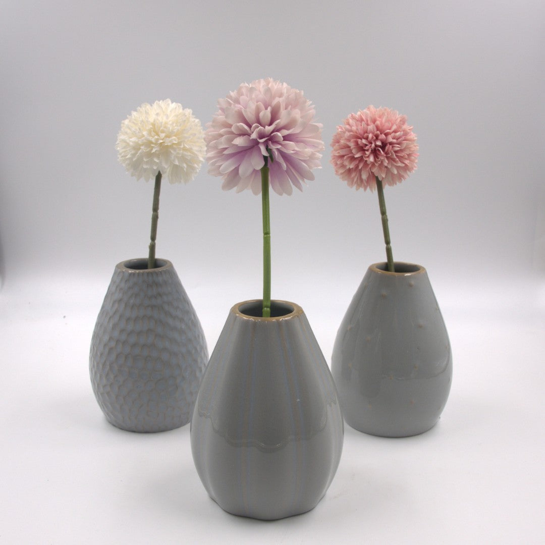 Woodside Home Living Small Rustic Ceramic Bud Vase - Various Designs