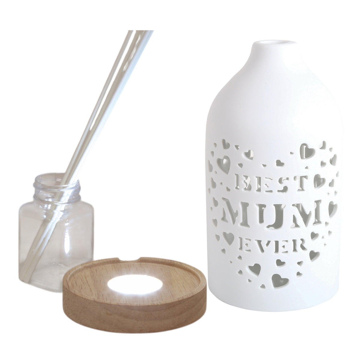 Aroma LED Ceramic Reed Diffuser - Various Designs