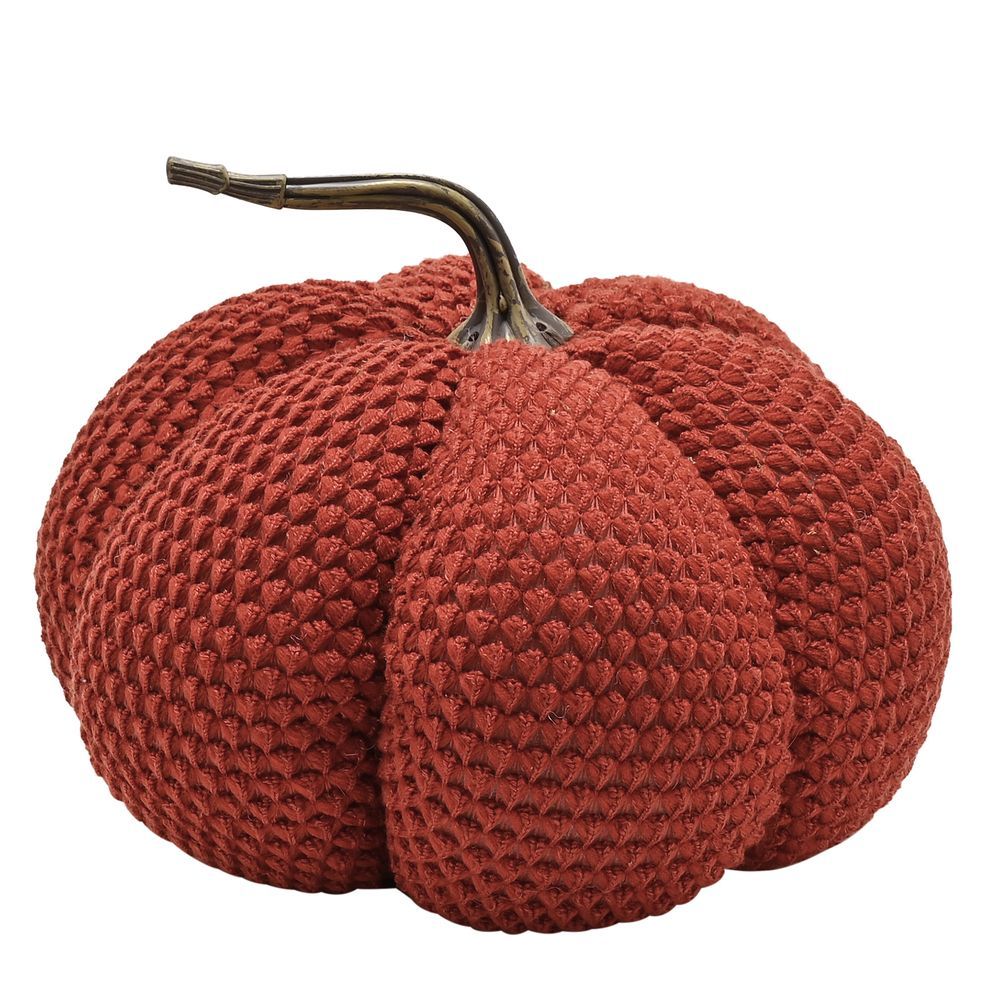 Rust Coloured Pumpkin Doorstop by Country Living