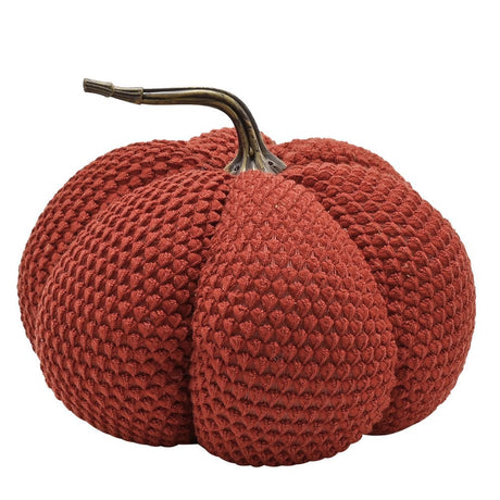 Rust Coloured Pumpkin Doorstop by Country Living