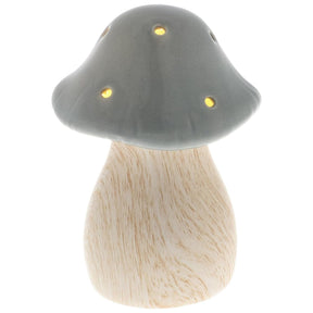 Mushroom Glow Lamp - Grey (Small)