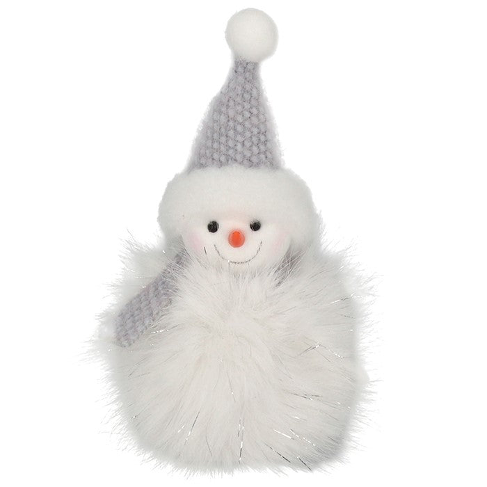 Christmas Sparkle Sitting Snowman Decorations - Various