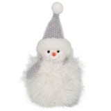Christmas Sparkle Sitting Snowman Decorations - Various
