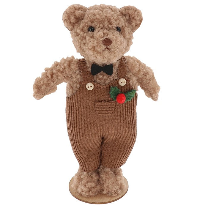 Christmas Cutie Mr Bear Standing Decorations - Brown (Mr)