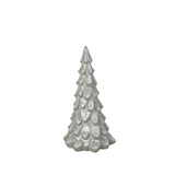 Glazed Ceramic Tree Ornaments with Textured Detail medium