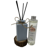 Woodside Pastel Blue Ceramic Reed Diffuser Vase with Woodside Luxury Refill