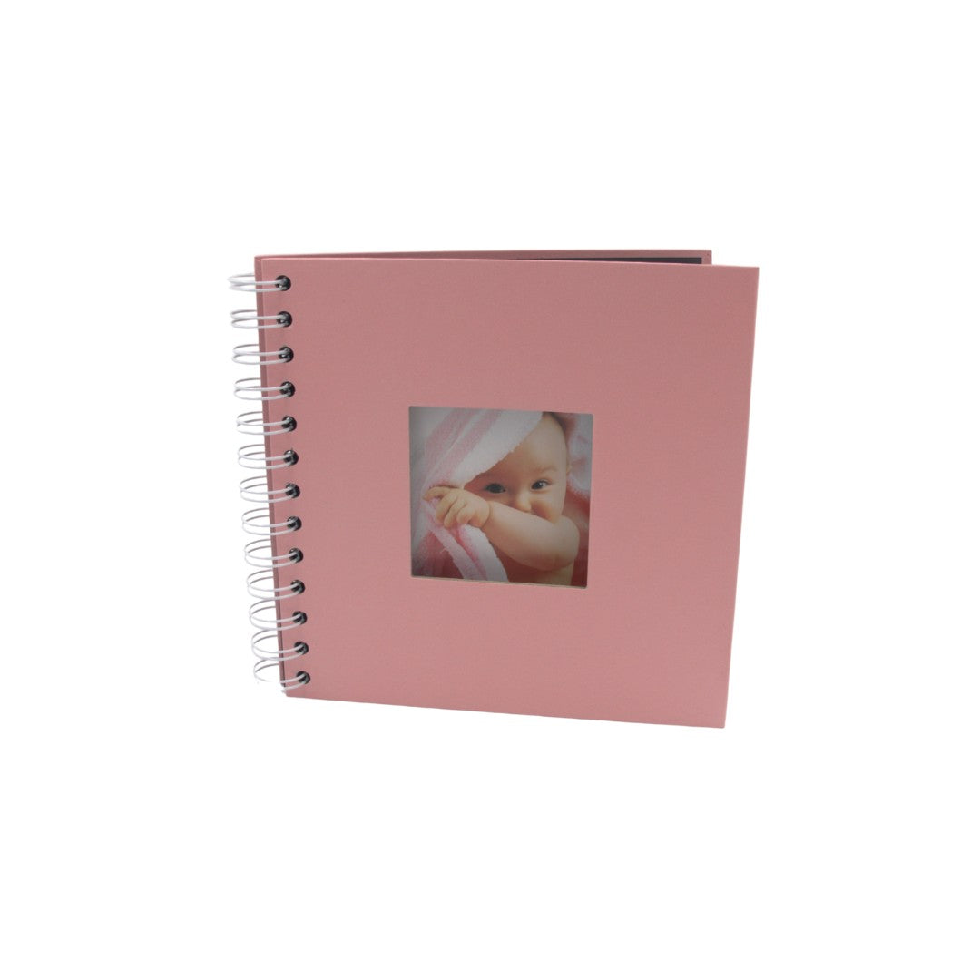 Woodside Home Living Spiral Bound Photo Album 17cm x 17cm - Various Colours