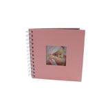 Woodside Home Living Spiral Bound Photo Album 17cm x 17cm - Various Colours