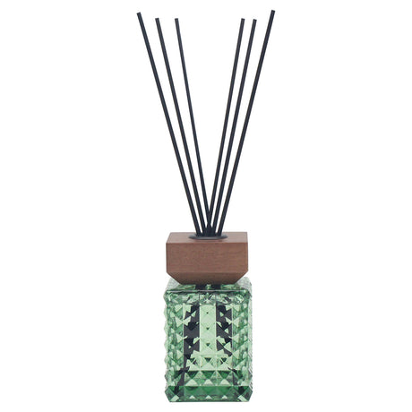 Christmas Square Cut Glass Reed Diffuser 120ml - Various Colours