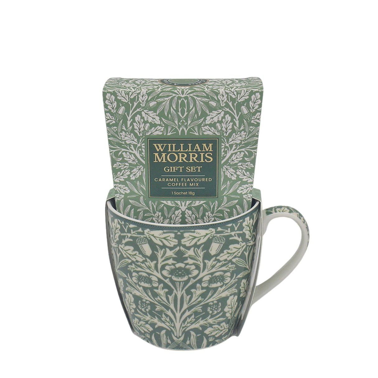 William Morris Mug & Coffee Gift Set - Acorn