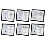 Ultimate Man Gift Photo Frame 4x6" - Various Designs