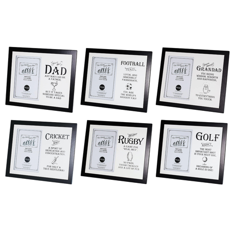 Ultimate Man Gift Photo Frame 4x6" - Various Designs