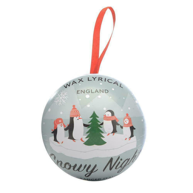 Wax Lyrical Christmas Bauble Filled with 9 Tea Light Candles  