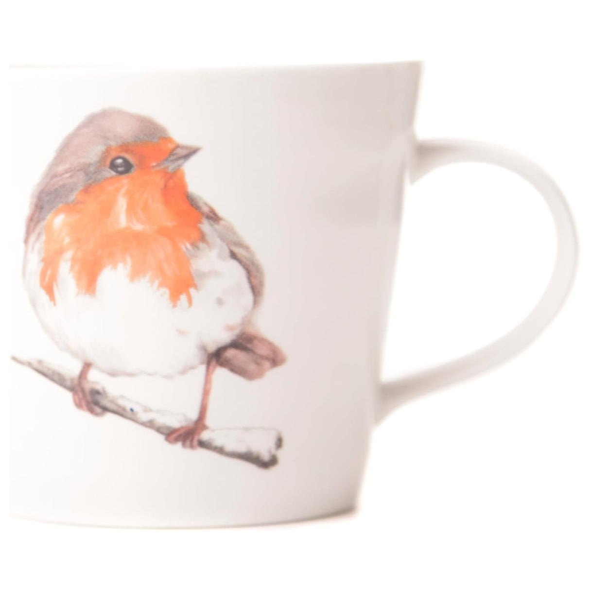 Meg Hawkins Bone China Mug - Robin