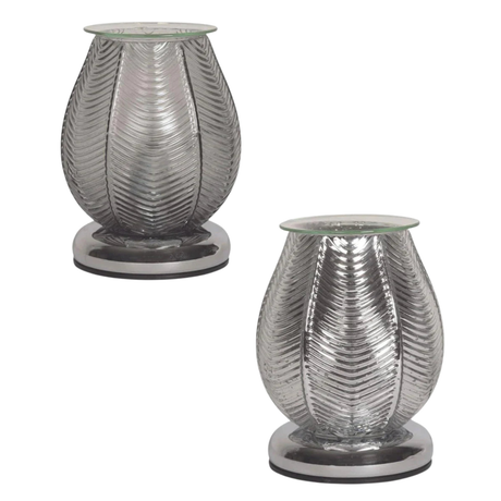 Aroma Touch Electric Wax Melt Burner - Ribbed Lustre Various Colours