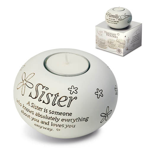 Said with Sentiment Candle Holder - Sister