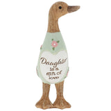 Daisy Mini Message Duck Figurine - Daughter